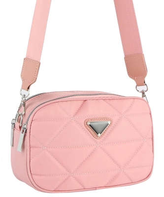 Fashion Nylon Satchel Bag GLV-0107 BLUSH